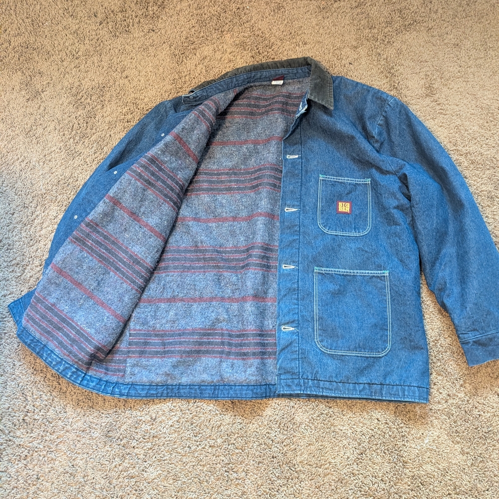 Stylish Blue Denim Work Jacket - image 2